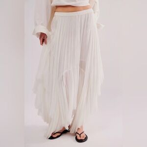 Free People One Clover Skirt White S